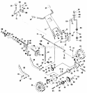 Page B Diagram and Parts List for 1840A 300000001-399999999 - 1973 Lawn Boy Snow Blower